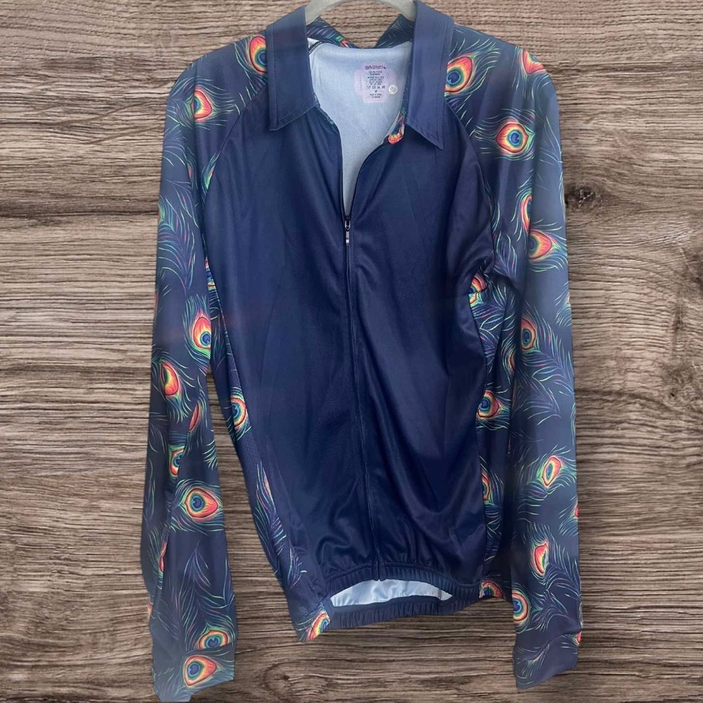 NWOT M Sport 6 Cooling Performance Rodeo Wear. Navy and Peacock. Size Medium